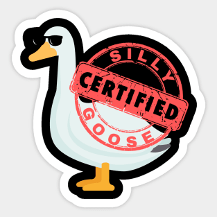 Certified Silly Goose Sticker